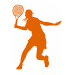 tennis figure 1 orange
