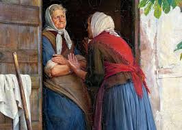 french peasants gossiping 